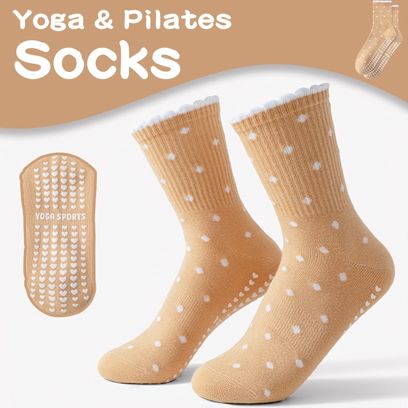 Medias Para Pilates Y Yoga - Calze da yoga marroni da donna,