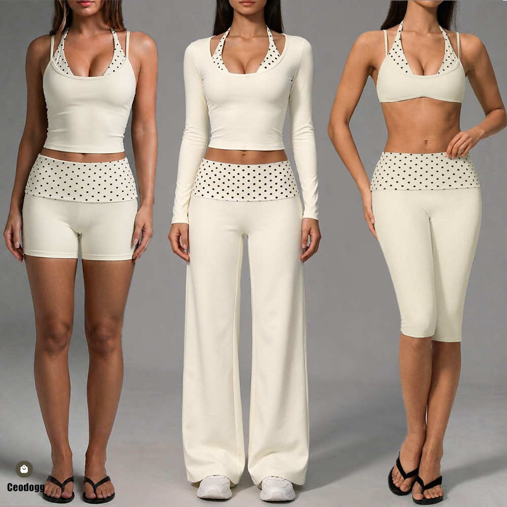 Top Sportivo da Donna a Pois c - Pilate Yoga Workout recensione e prezzo